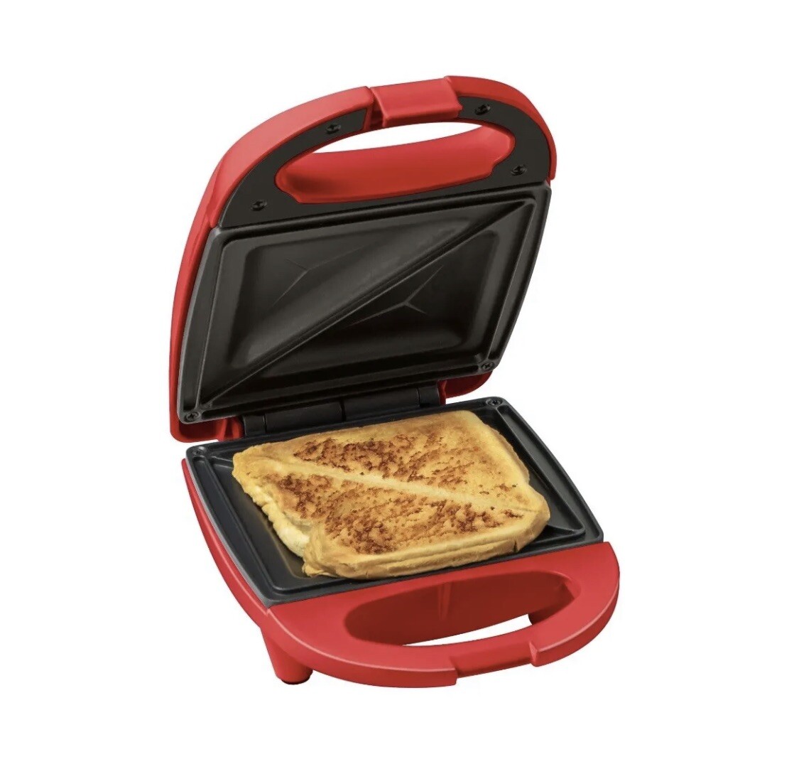 Nostalgia 5” MyMini Sandwich Maker Red New In Box