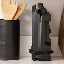 Fully Submersible 4-Serving Grill | Dishwasher-safe grill with fast preheat,
