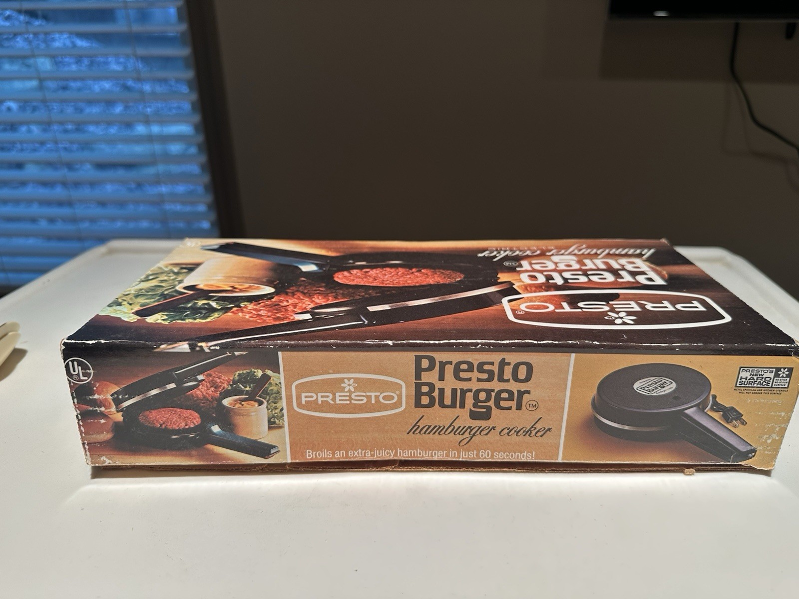 Presto Presto Burger Electric Non-Stick Hamburger Cooker Black MB1