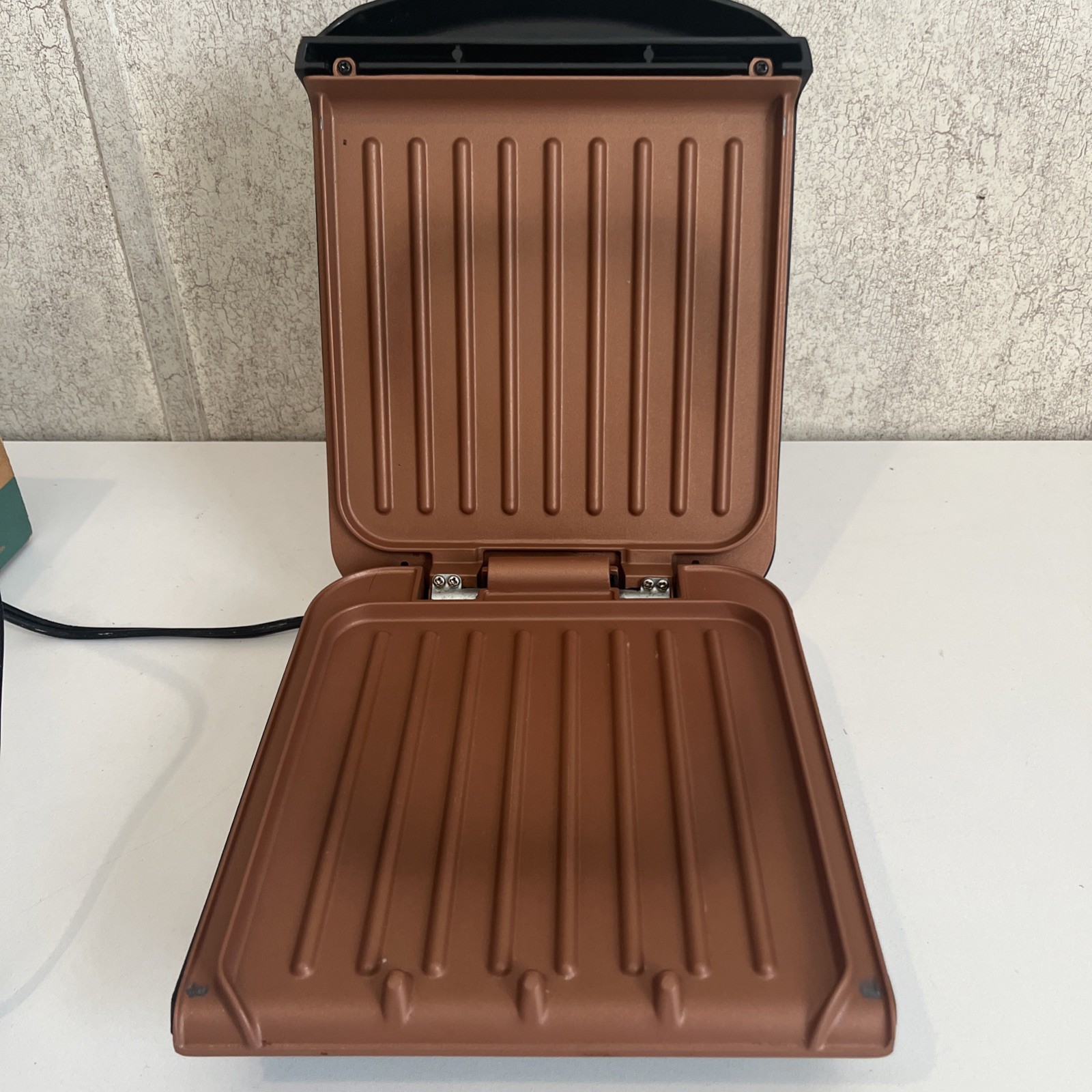 Vintage George Foreman Grill Copper Plate GRS040 BC Indoor Grill Works 1994