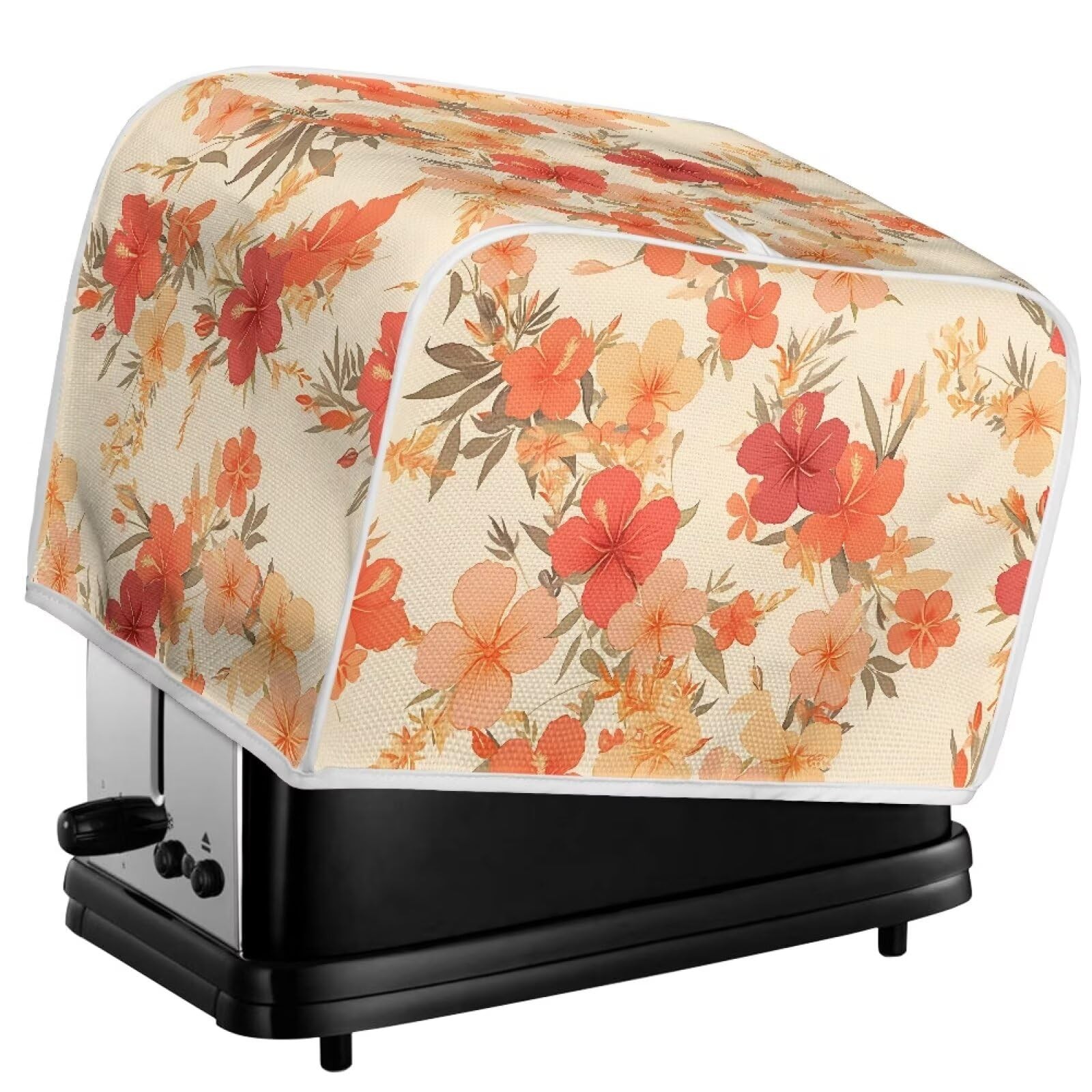 Daulesho Hibiscus Flower 2|4 S – For 2 slice toaster, Red