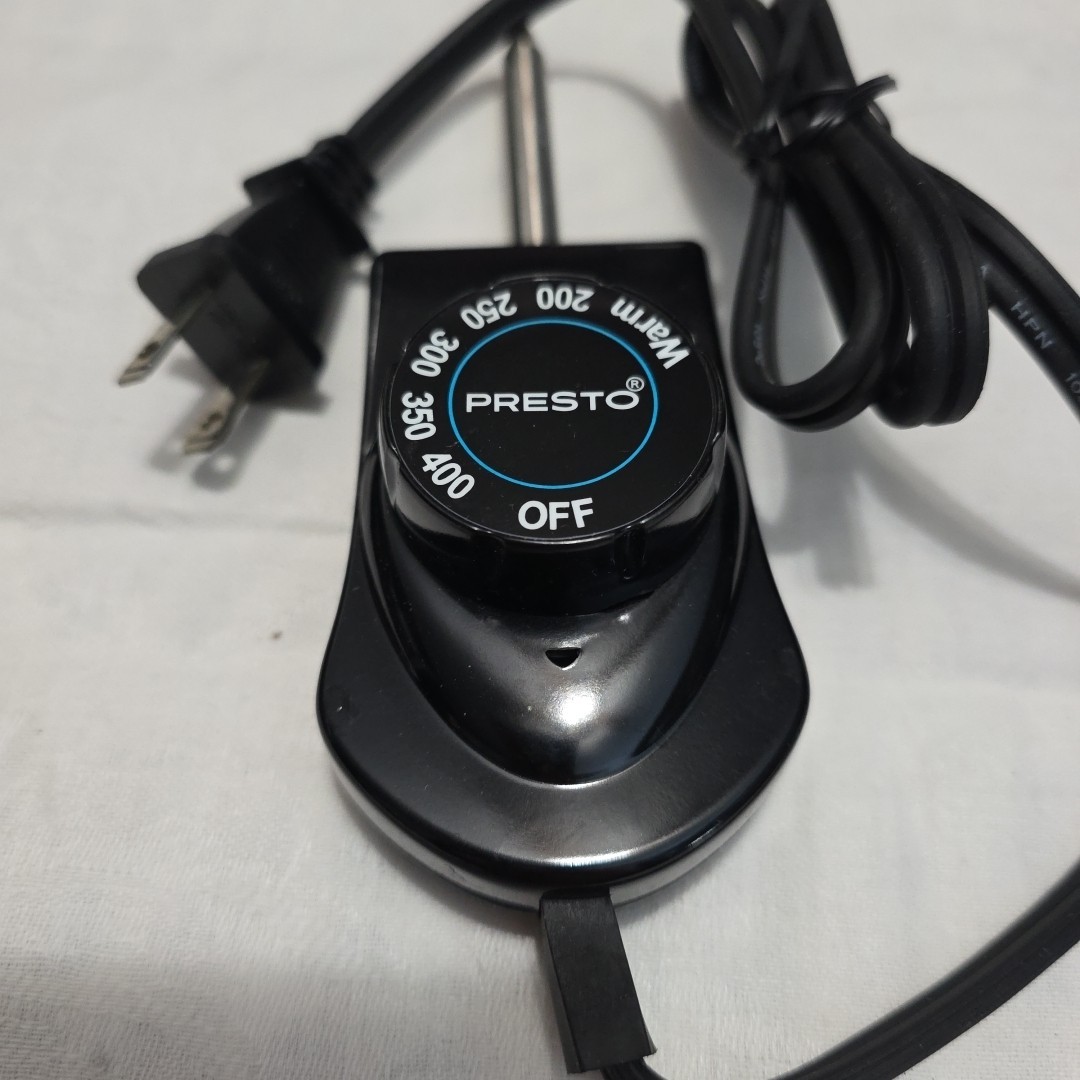 Presto 0690005 Skillet Griddle Temperature Control Heat Power Cord Plug Works