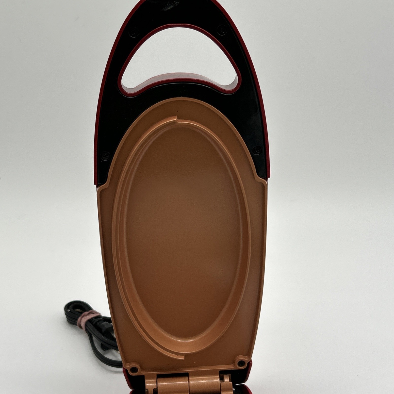Copper Red 5 Minute Chef Electric Meal Maker Frying Pan NonStick Tested Works