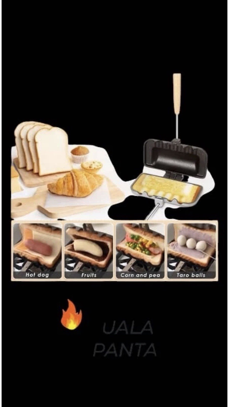 Sandwich Maker Panini Grill Press Hot Pans Double Sided Bread Toaster Non-Sticky