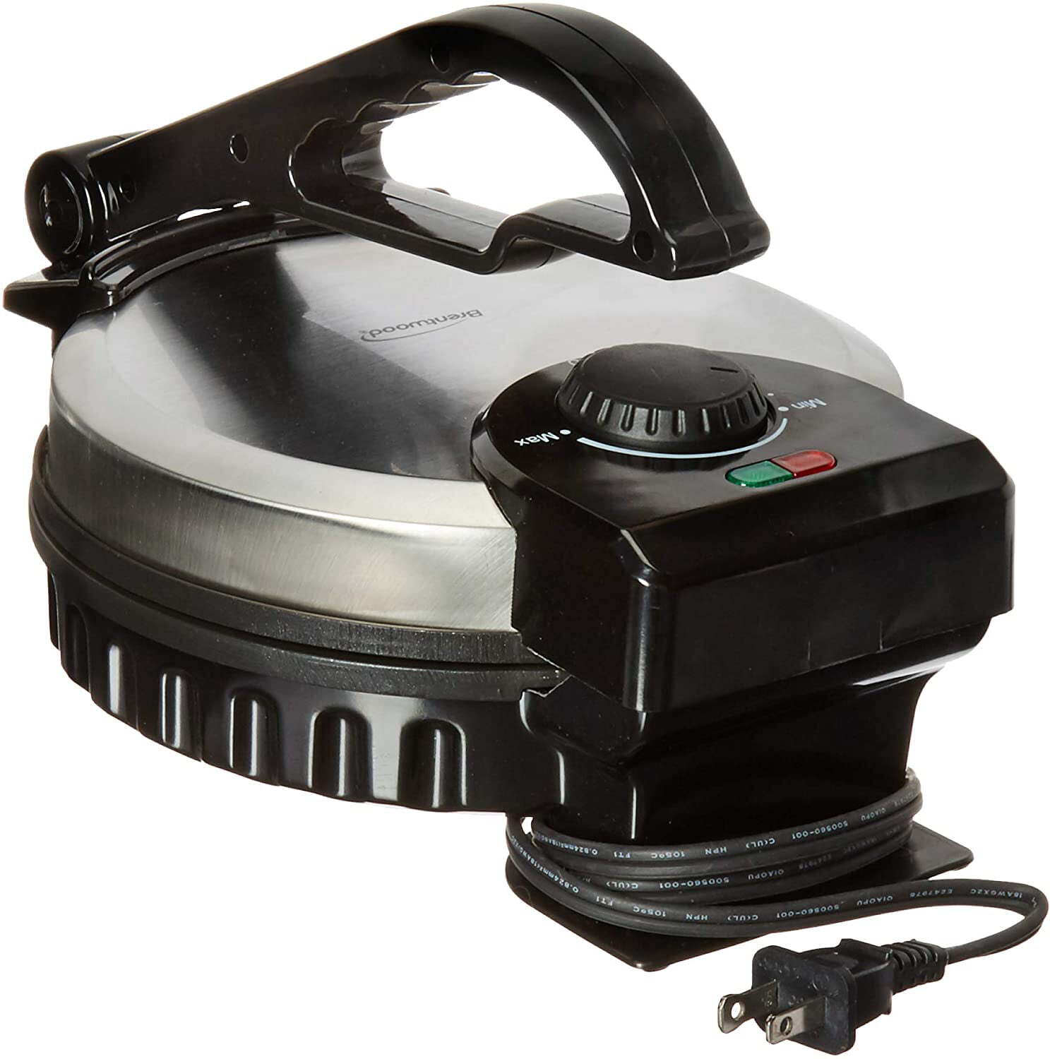 Electric Tortilla Maker 8″ Adjustable Heat Stainless Steel Non Stick