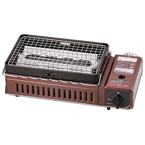 Iwatani CB-ABR-1 ABURIYA Portable Gas Grill Stove Color :Metallic brown