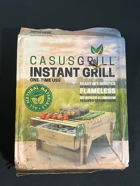 CasusGrill One-Time Use Biodegradable Instant Grill