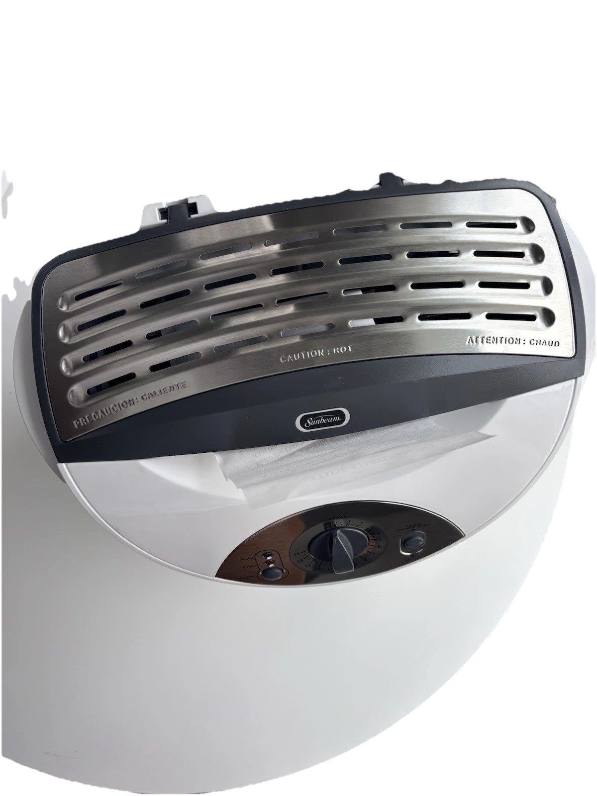 New Sunbeam Rocket Grill Home Indoor Grill Plug in Quick Easy Compact Cooker