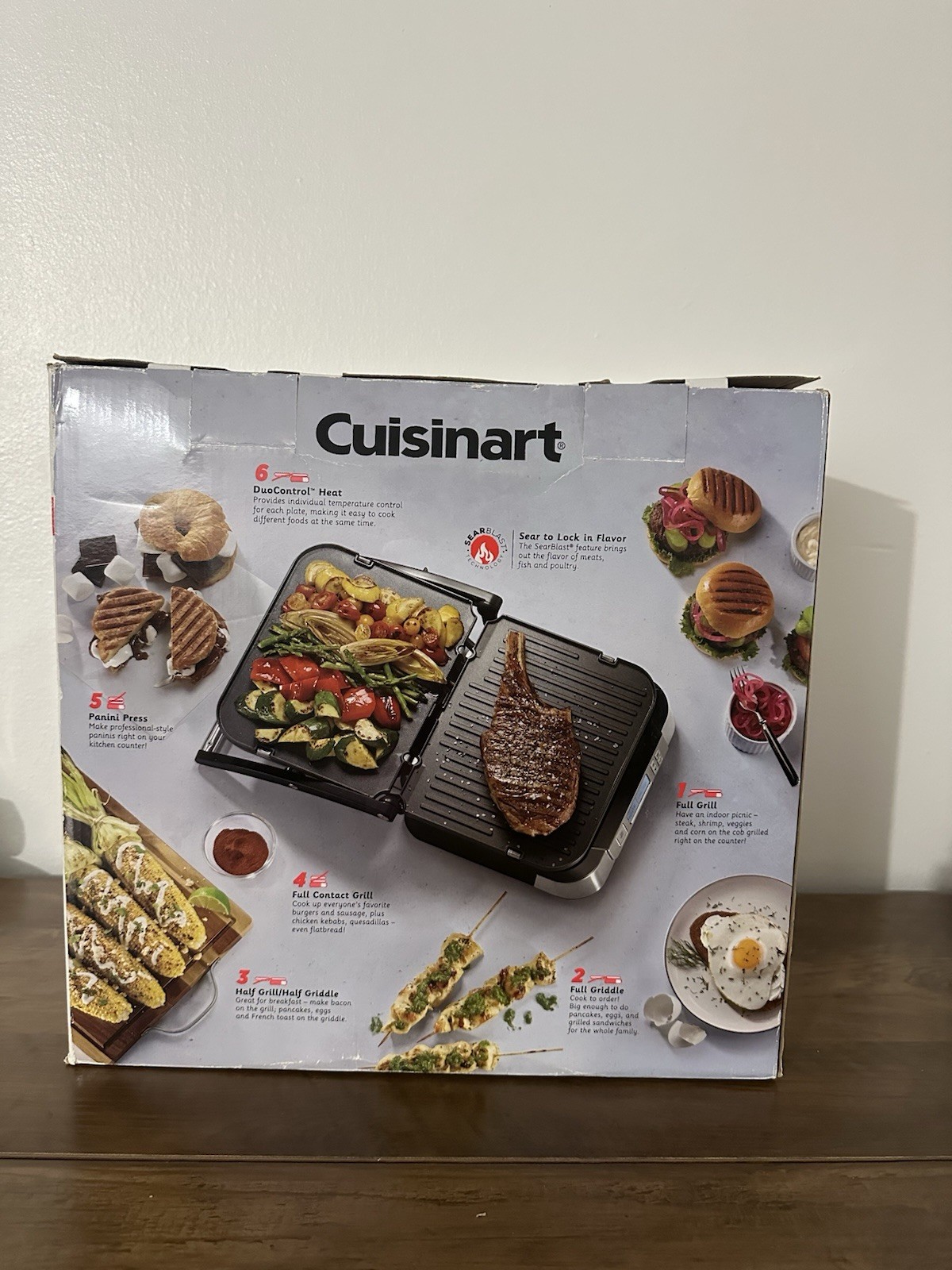 Cuisinart Griddler GR-6 Electric Grill & Griddle