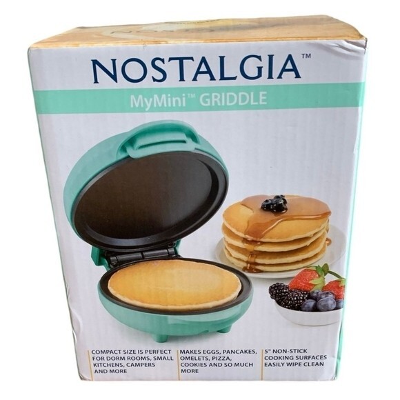 Nostalgia MyMini Personal Electric Griddle Nonstick Griddle Kitchen Appliances