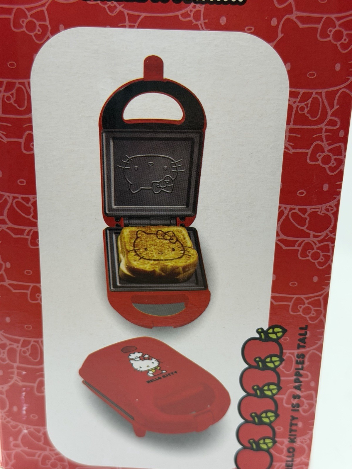 Sanrio Hello Kitty Grilled Cheese Panini Sandwich Maker Press New NIB