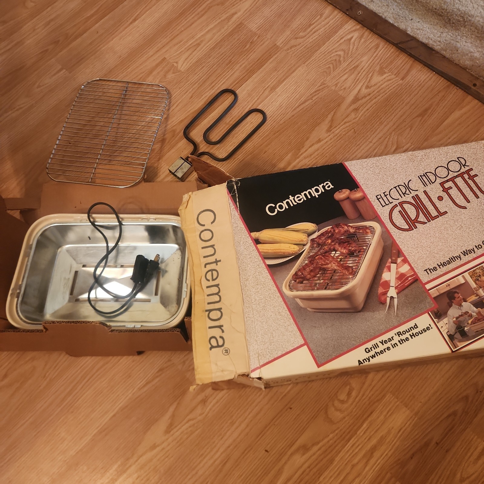 Vintage Contempra MMG-10-100 Grill-Ette Ceramic Indoor Electric Grill