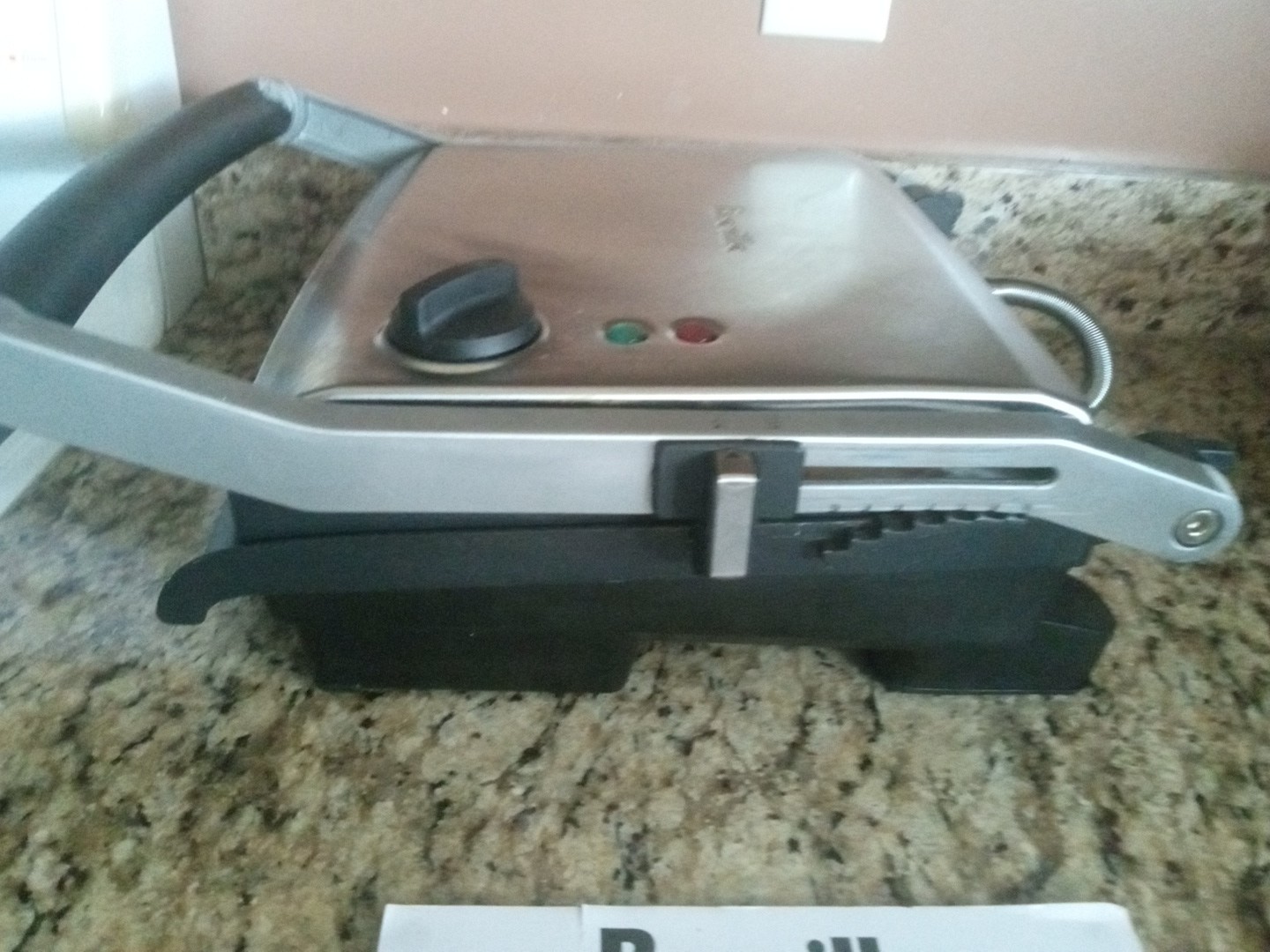 Breville Panini Sandwich Press & Grill Professional Grade Stainless Steel Tested