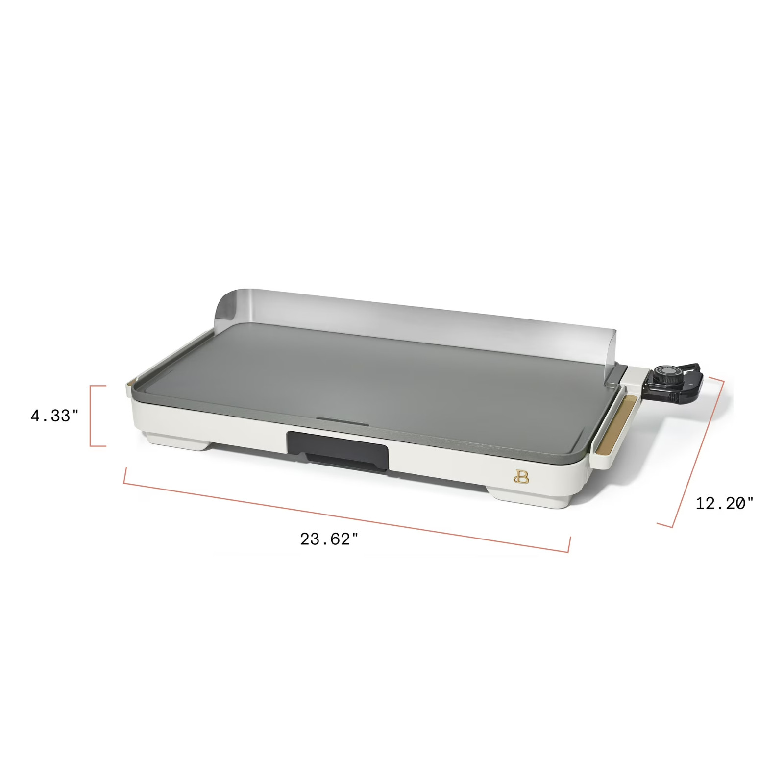 Beautiful XL Electric Griddle 12″x22″ with EverGood Non-Toxic Ceramic Nonstick