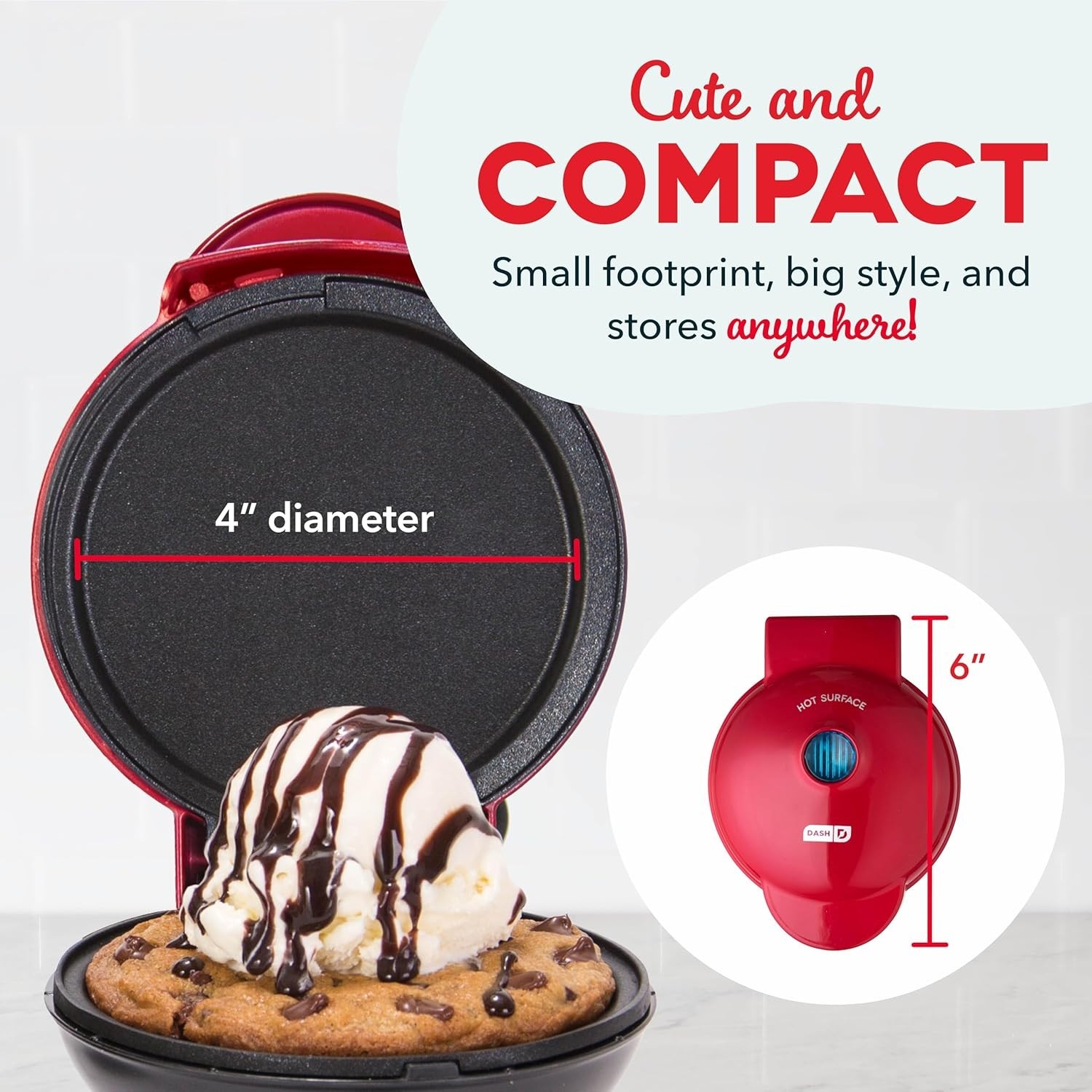 Maquina Para Hacer Panqueques Pancakes Hotcakes Huevos Galletas Mini Compacta US