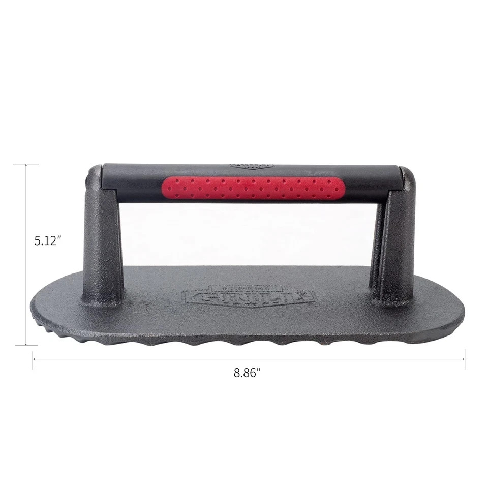 Expert Grill Heavy Duty Cast Iron Griddle Press