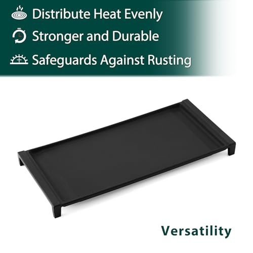 Cast Iron Griddle 19.5″ x 9″ Center Plate WB31X24738 WB31X49806 Gas Stove