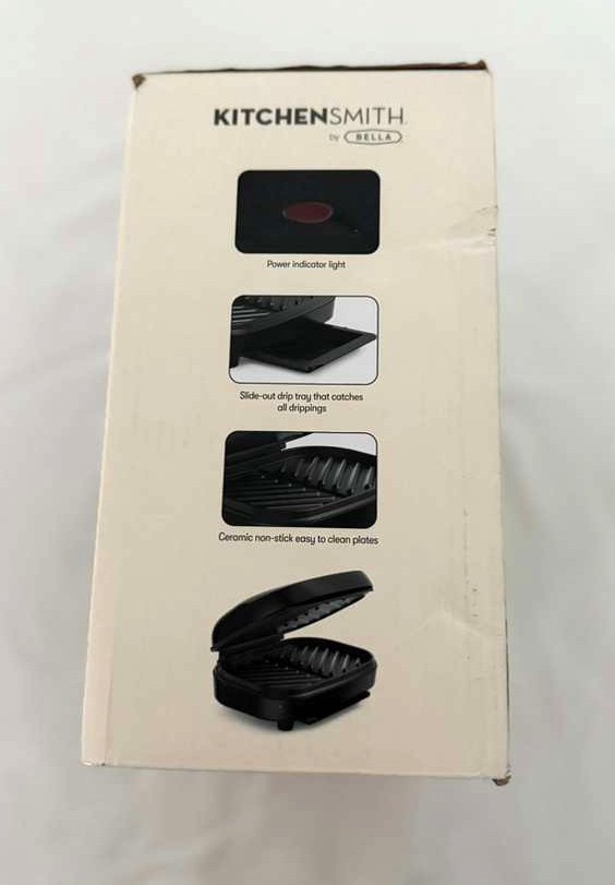 KitchenSmith 2 Burger Indoor Grill Black