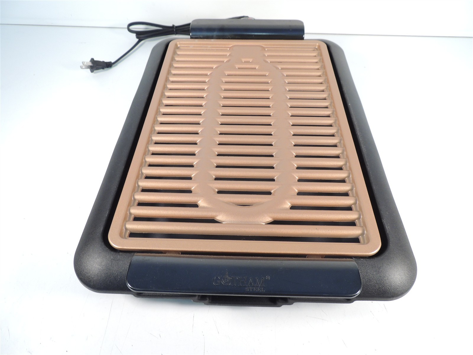 Gotham Steel Electric Smokeless Indoor Grill Portable Model DCT-001A