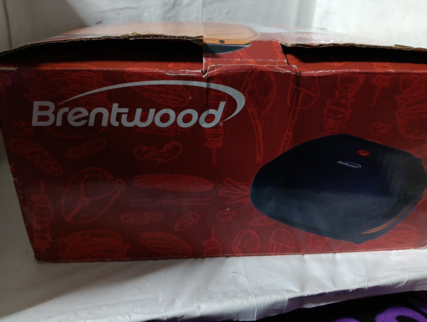 Brentwood Electric Grill & Panini Maker TS-606BK
