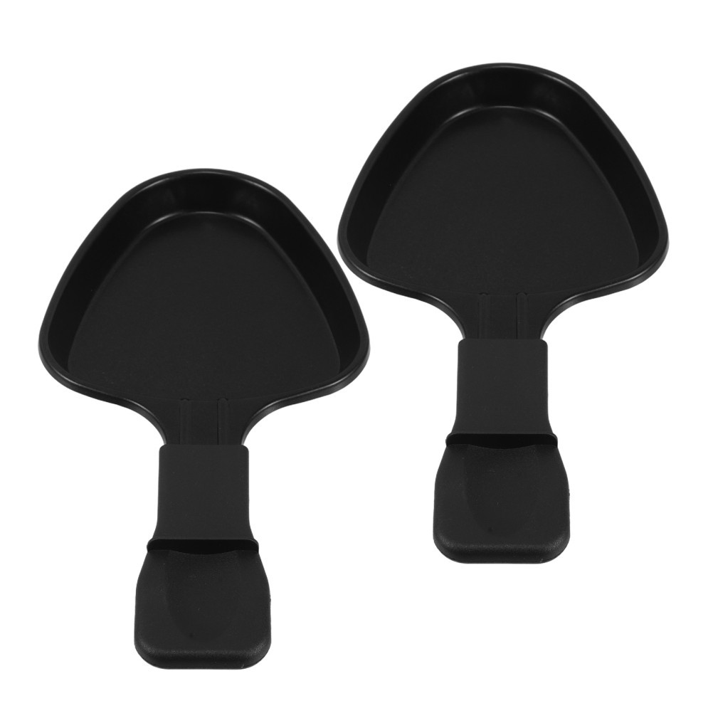 2Pcs Reusable Small Raclette Cheese Pan Non Stick Grill Tray for Indoor Cooking