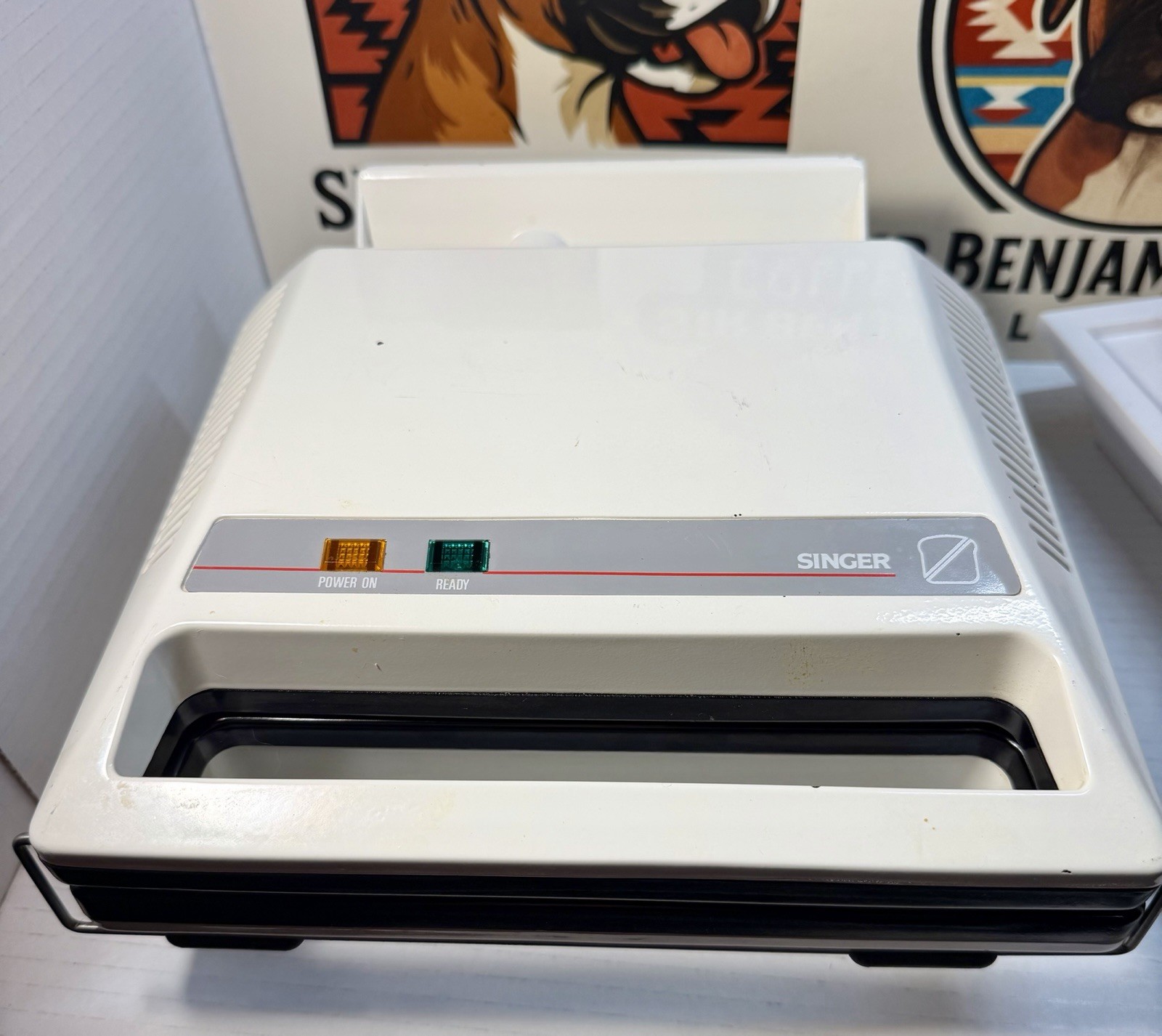 Vintage Singer Electric Sandwich Grill Maker Model 452 Retro Kitchen Cookware