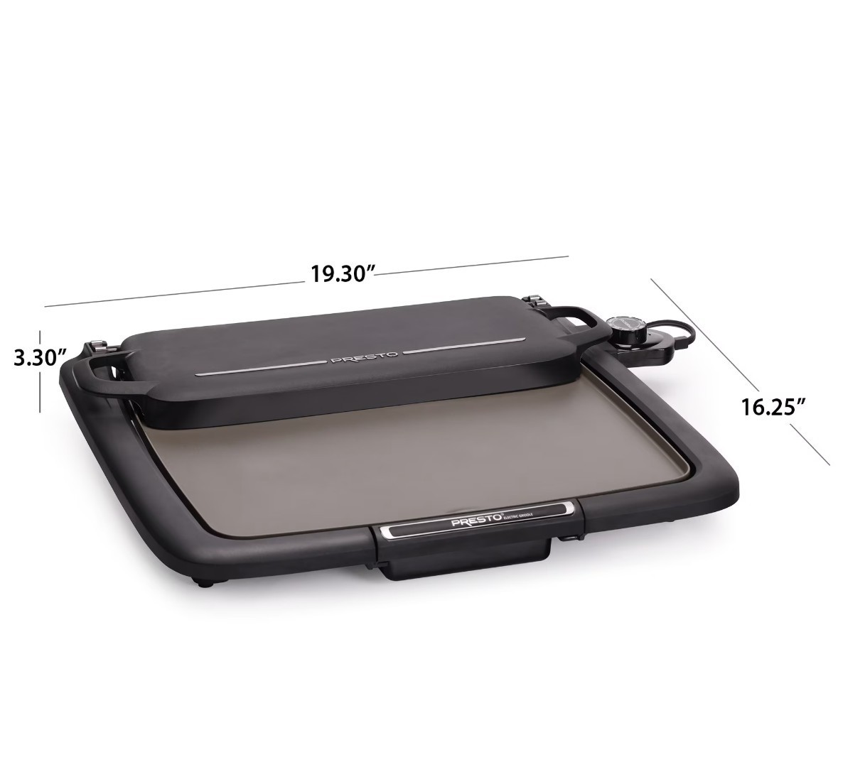 [SALE] Presto Ceramic Nonstick Electric Griddle Warmer Plus Multifunction Tray