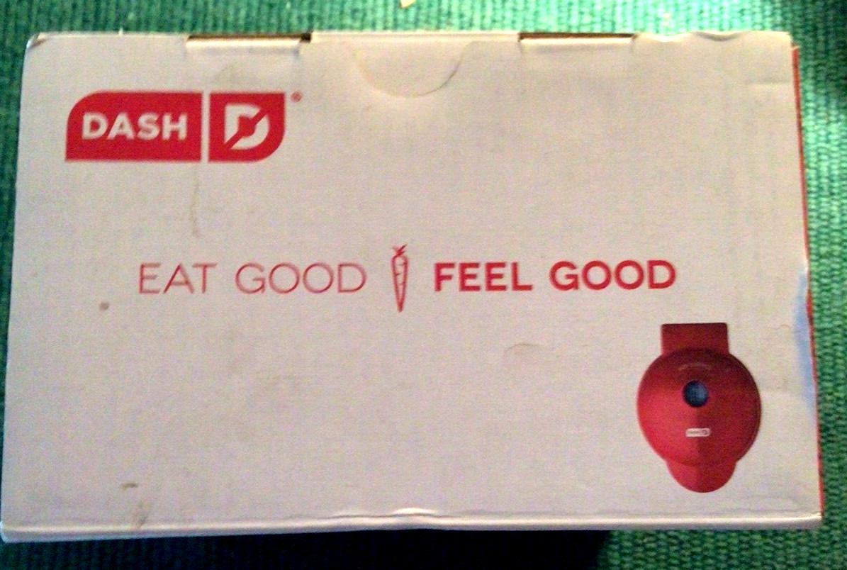 DASH Mini Maker Waffle DMS001RD 350 W 350 Watts
