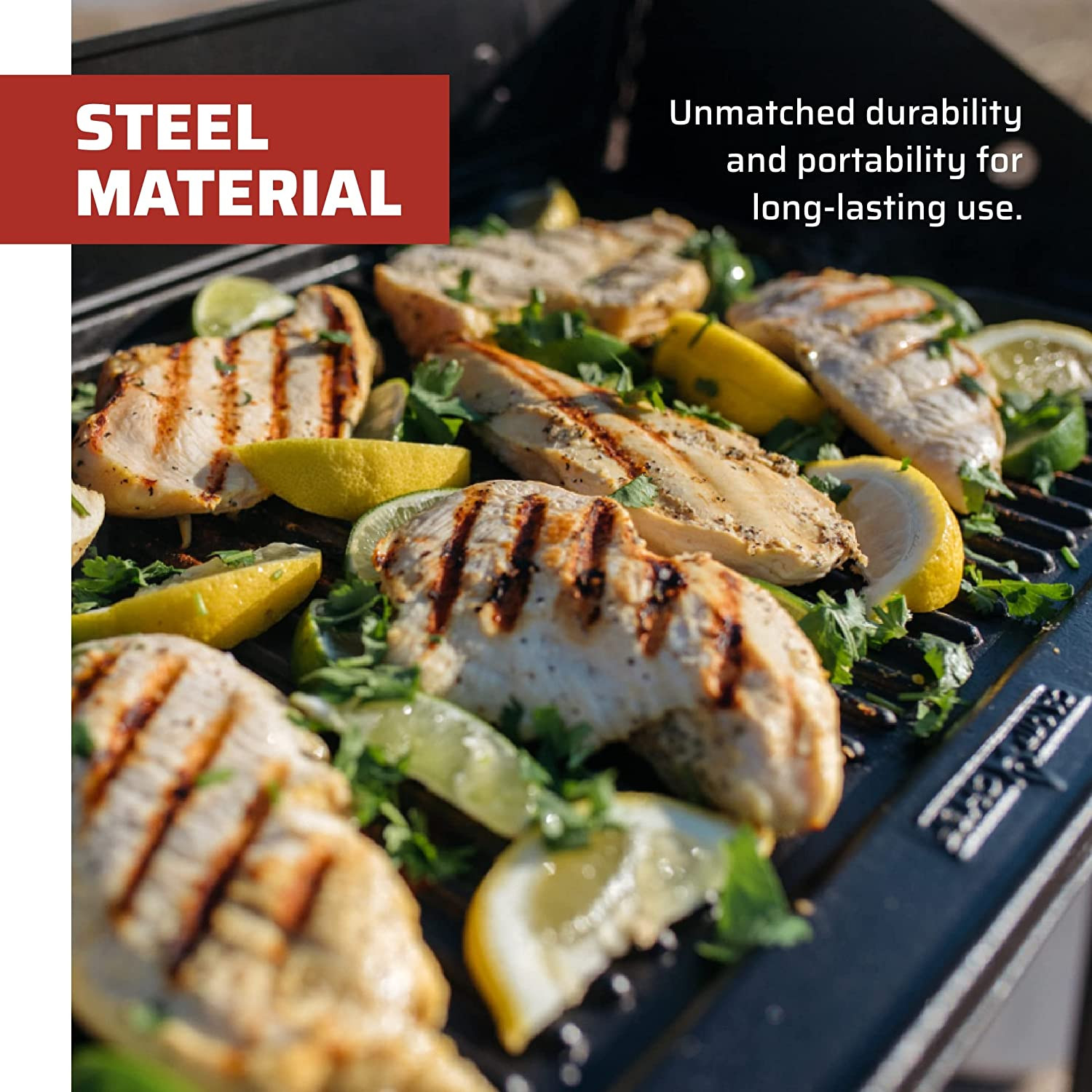 Reversible Pre-Seasoned Cast Iron Griddle, Cooking Surface 14 In. X 16, Black