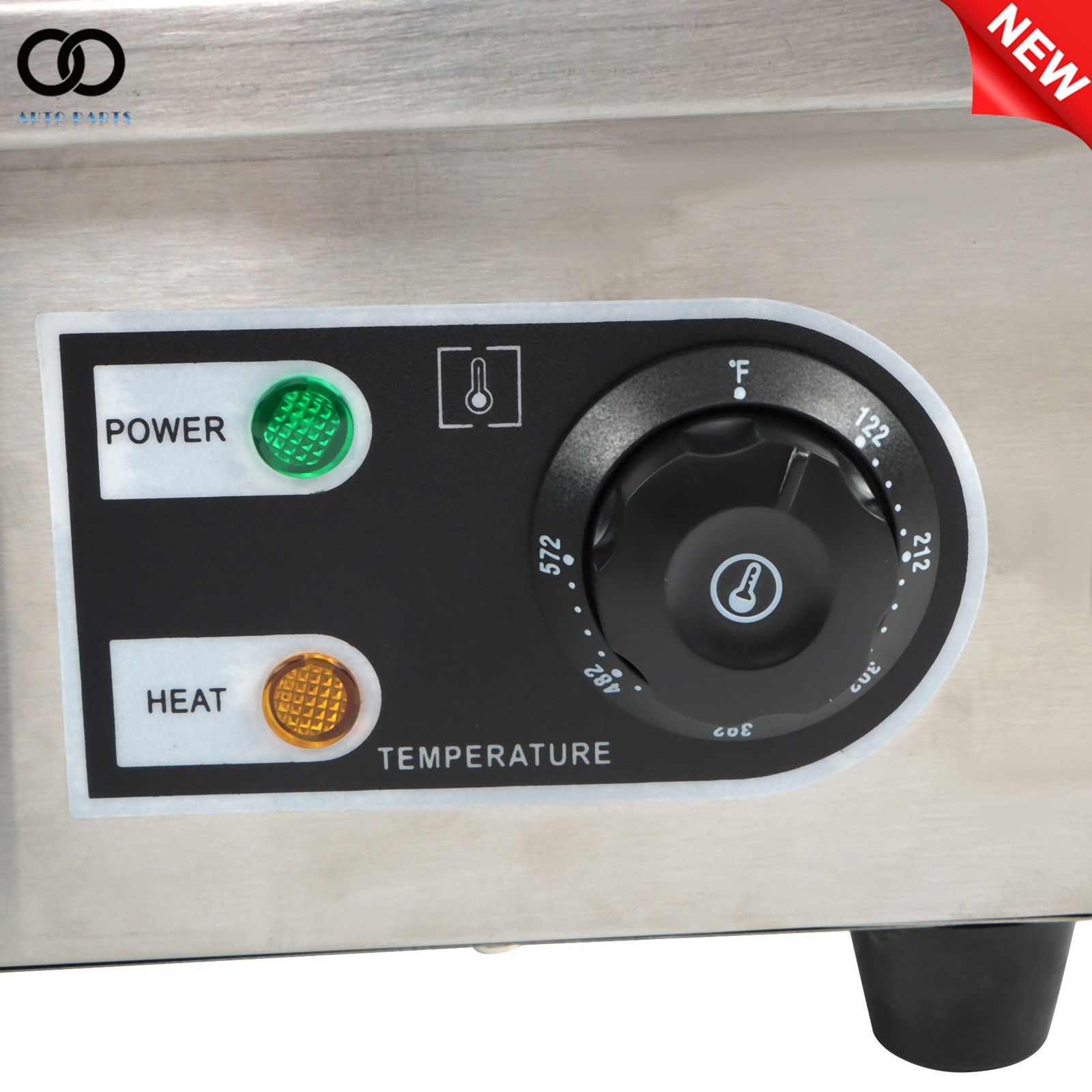 14″ Commercial Electric Griddle Countertop Griddle Grill Flat Top Grill 1500W