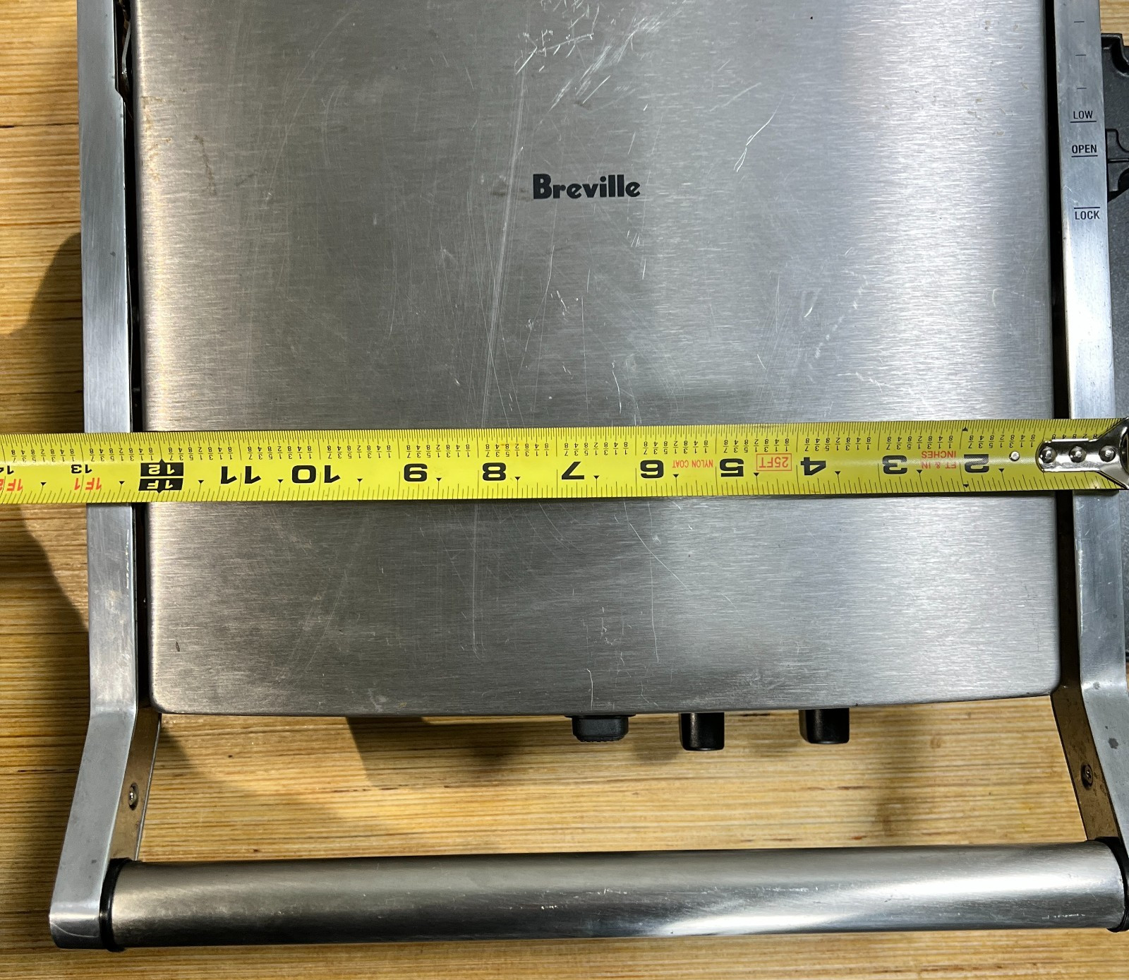 Breville Ikon Panini Press Grill BGR400XL Removable Plates 1800W + Extra Plate