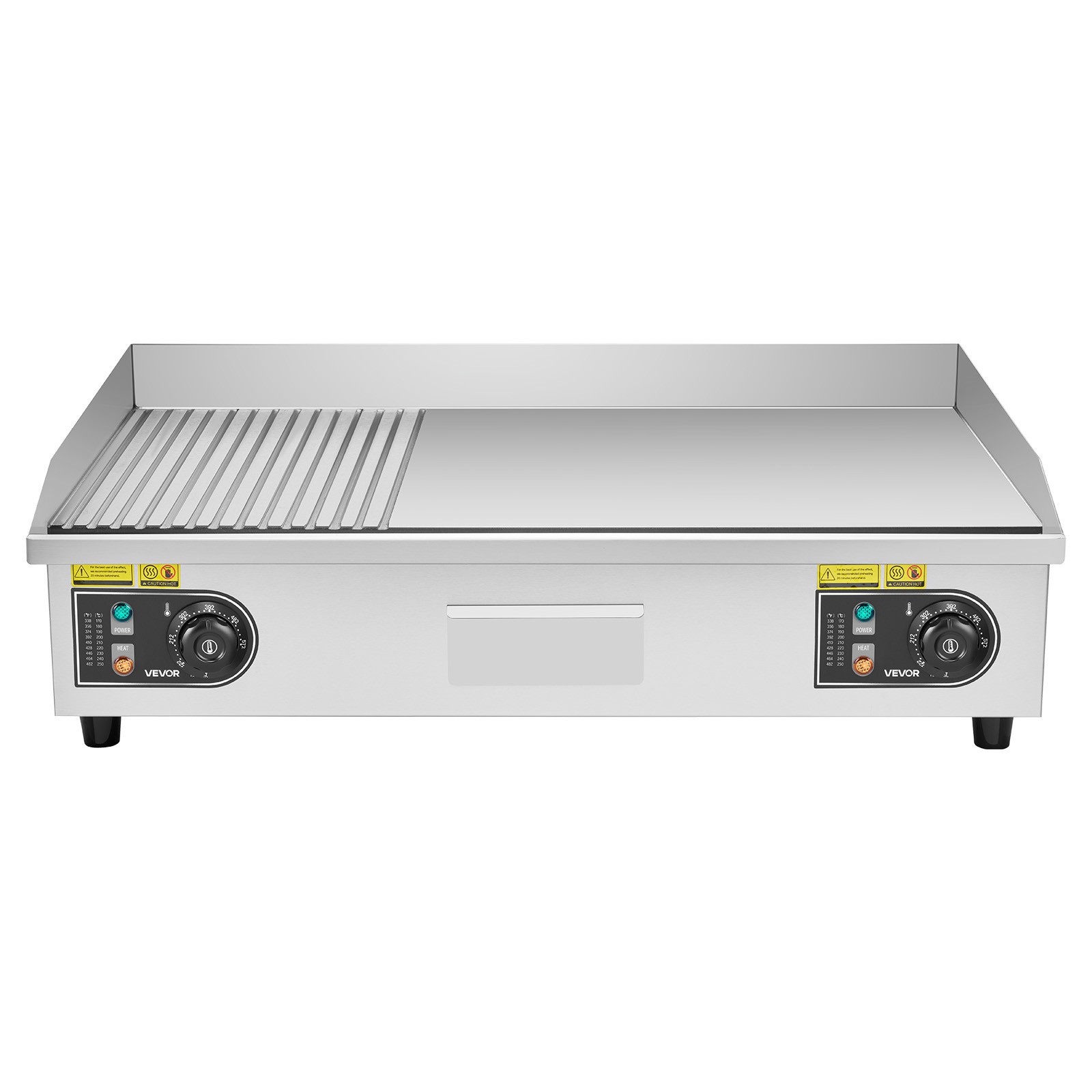 VEVOR Commercial Electric Griddle Half Flat Grill 28.54 x 15.75 in(NO PLUG)