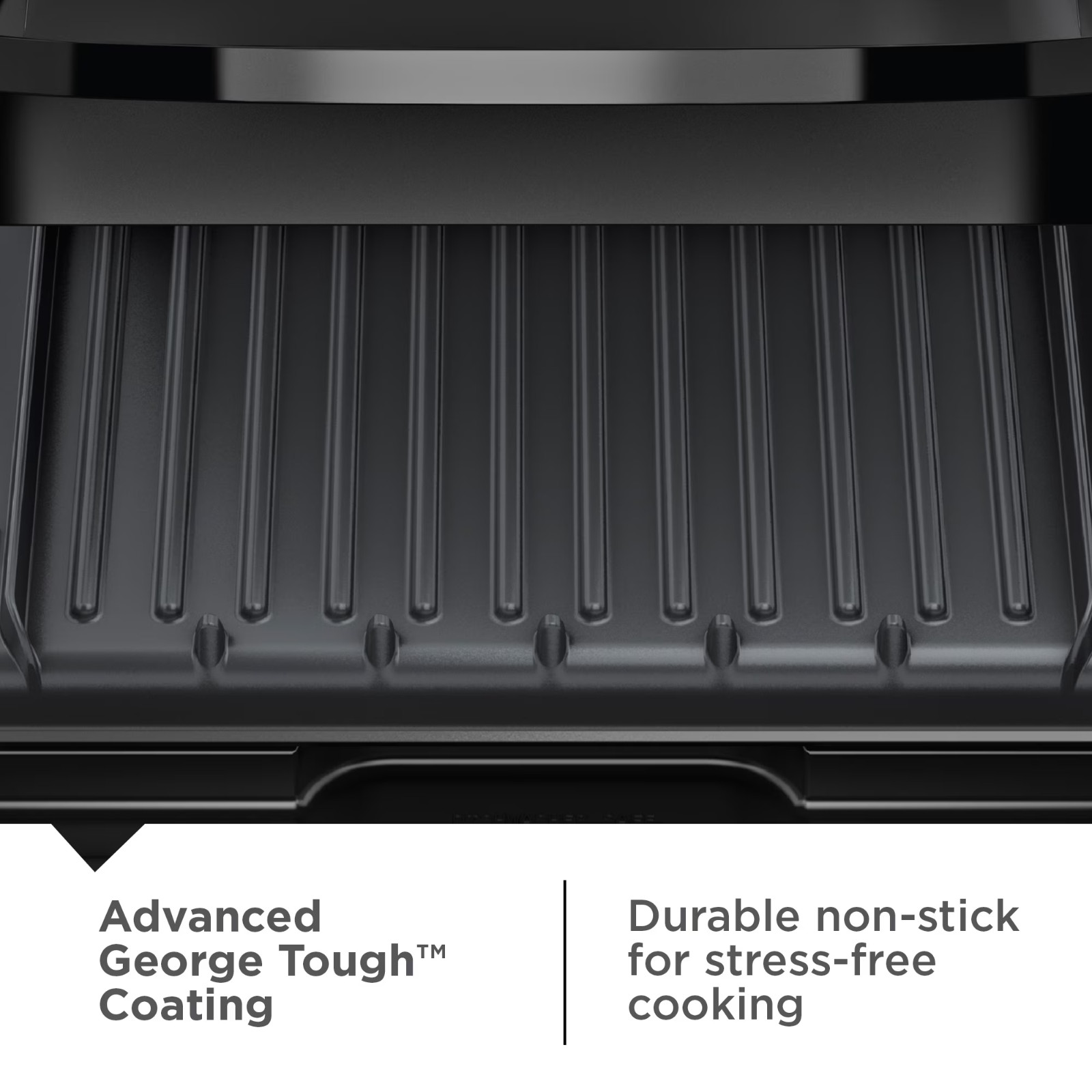 George Foreman GRP1060B 4 Serving Removable Plate Grill – Black