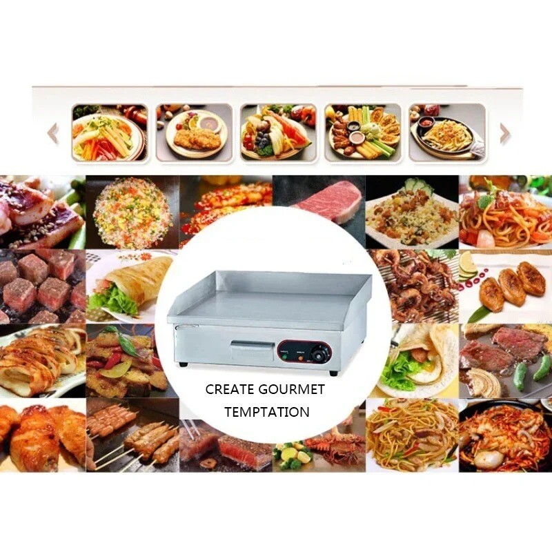 Manual Teppanyaki Steak Grill Electric Grill EG-818 Electric Flat Fryer
