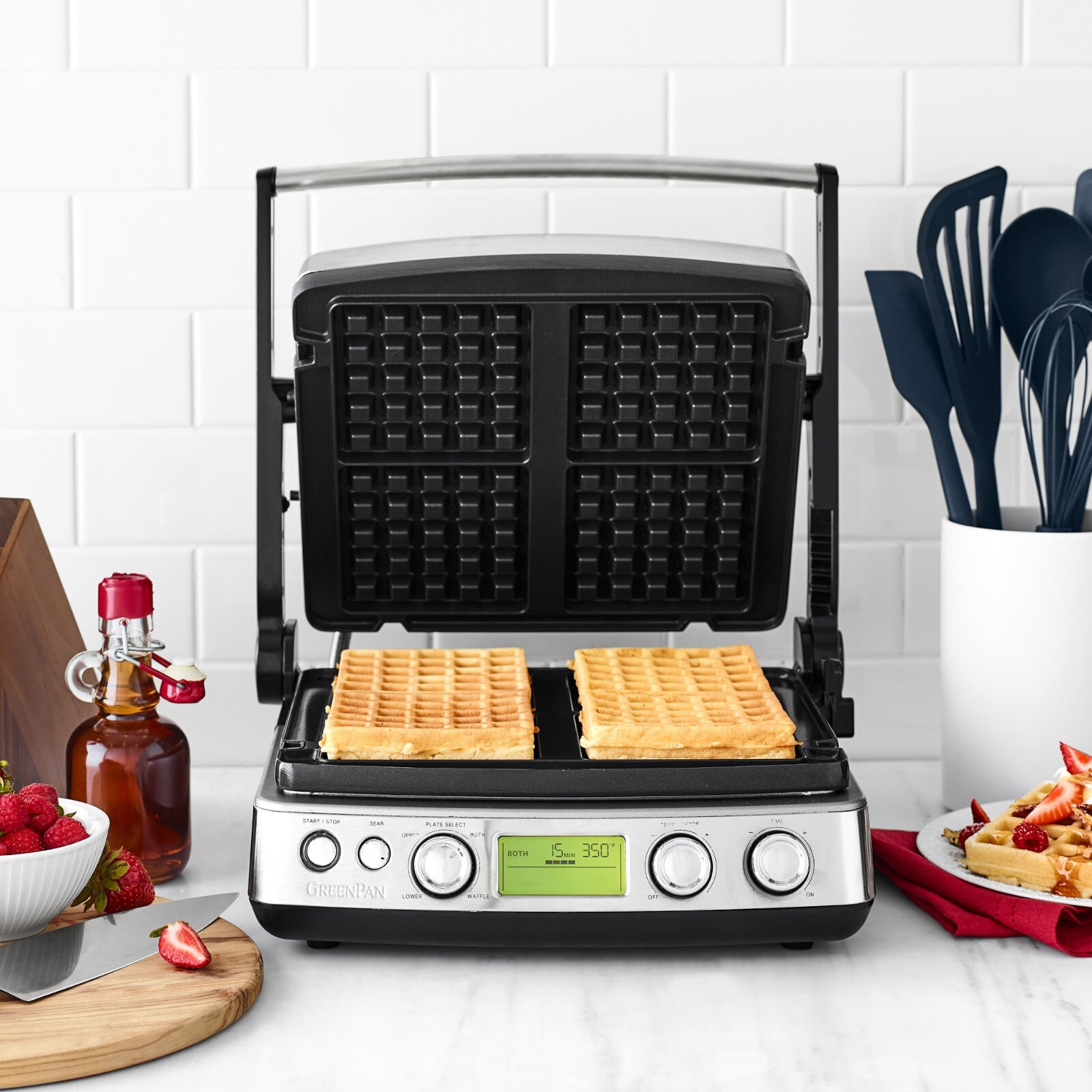 GreenPan Elite Multi Grill, Griddle, & Waffle Maker
