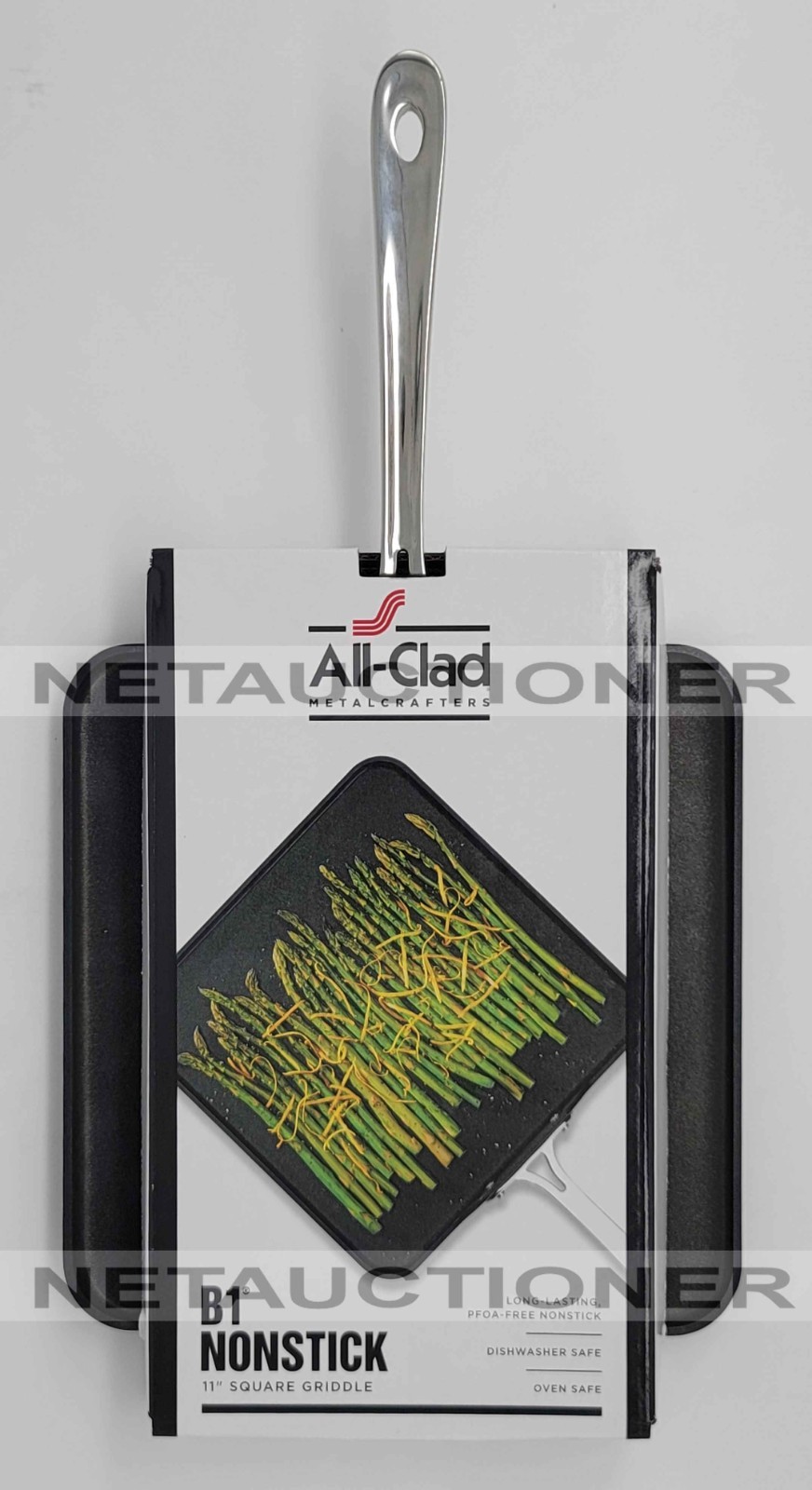 New ALL-CLAD 11″ Hard Anodized B1 Nonstick Square Griddle Professional Quality