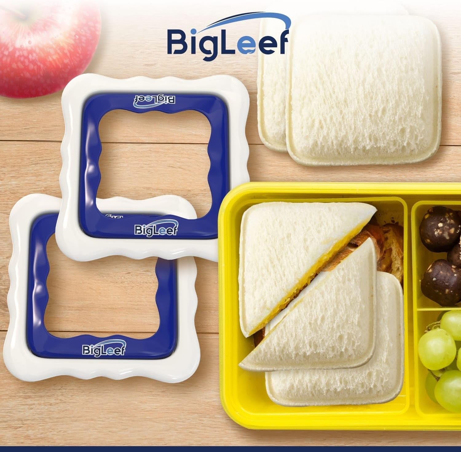 Portable Crustless Sandwich Maker – Ideal for Kids’ Picnics, Dishwasher Safe