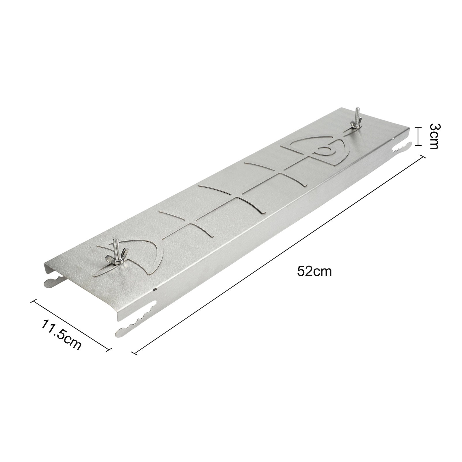 Stainless Steel Salmon Holder Grilling With Friends Dishwasher Safe Design