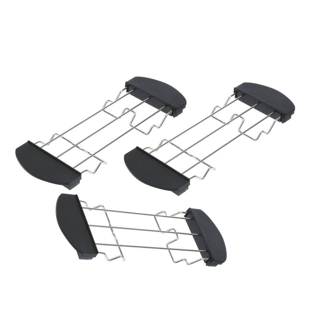 3Pcs Stainless Steel Toaster Cooling Racks Reusable Kitchen Bread Holders