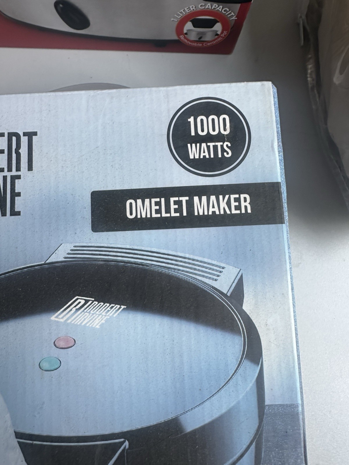 Robert Irvine electric omelet maker Breakfast maker & Lunch Brand New
