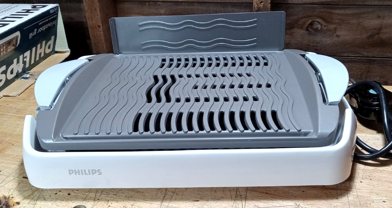 Philips HL4500 Indoor/Outdoor Electric Grill Tested Works