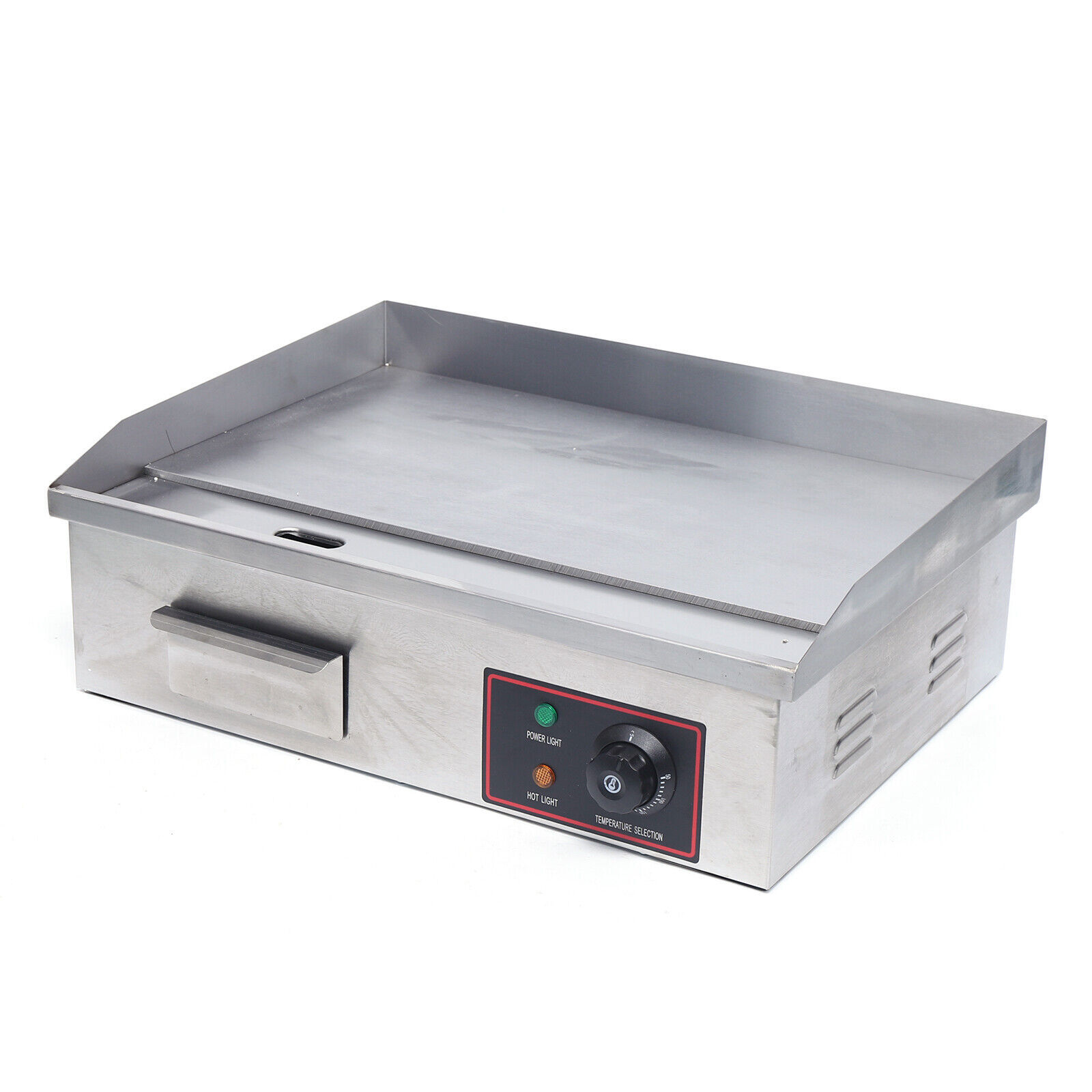 22″ Electric Grill Griddle Commercial Non Stick Flat Top Grill Indoor Countertop