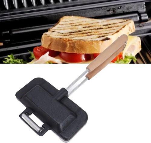 Non-stick Sided Baking Pan Aluminum Alloy Frying Pan Sandwich Maker