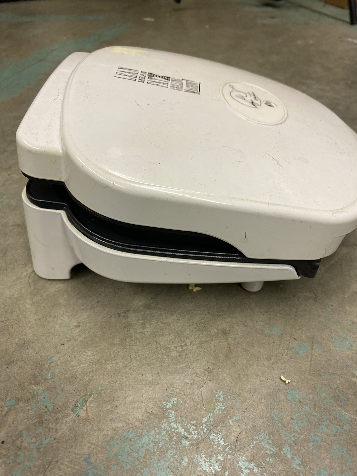 George Foreman Lean Mean Fat Reducing Grilling Machine White Model GR10ABW