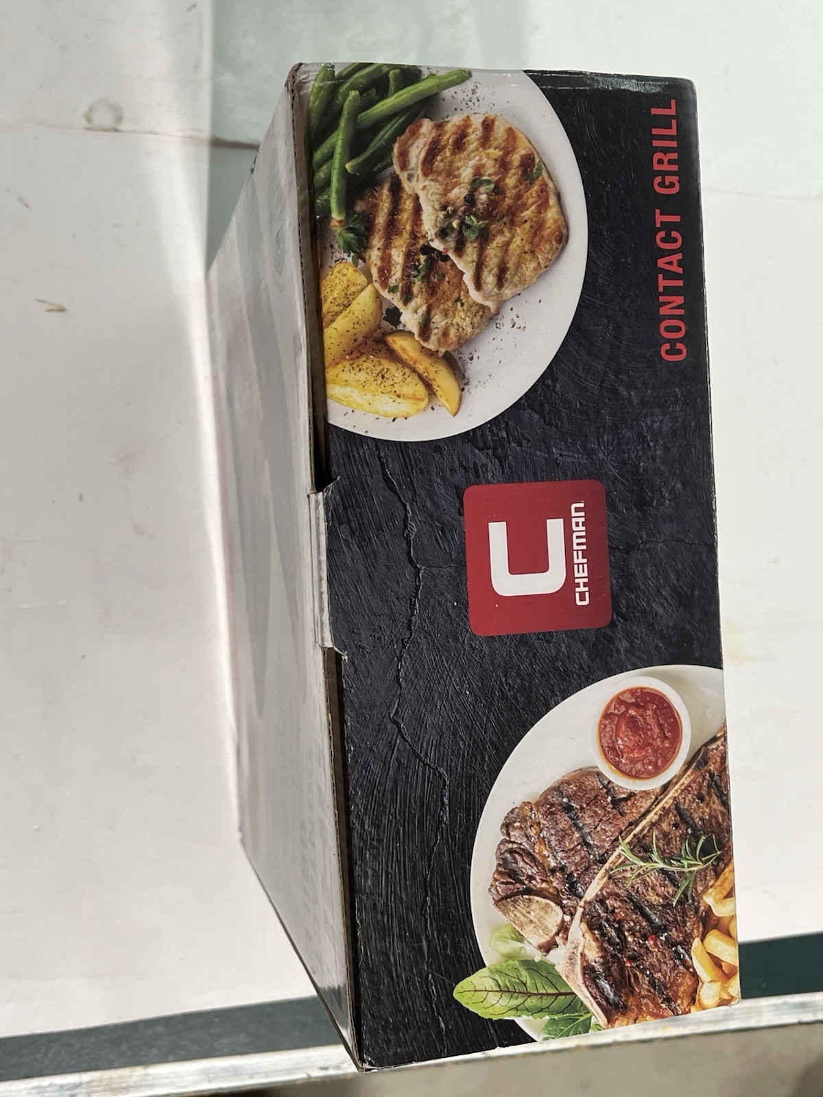 Chefman Portable Contact Grill Model: RJ01 New E D
