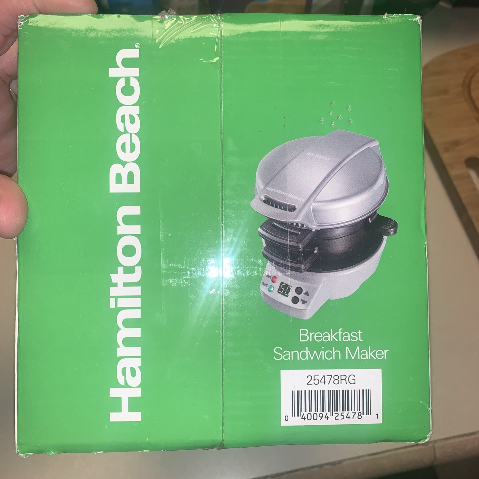 Hamilton Beach 25478RG Breakfast Sandwich Maker – Silver