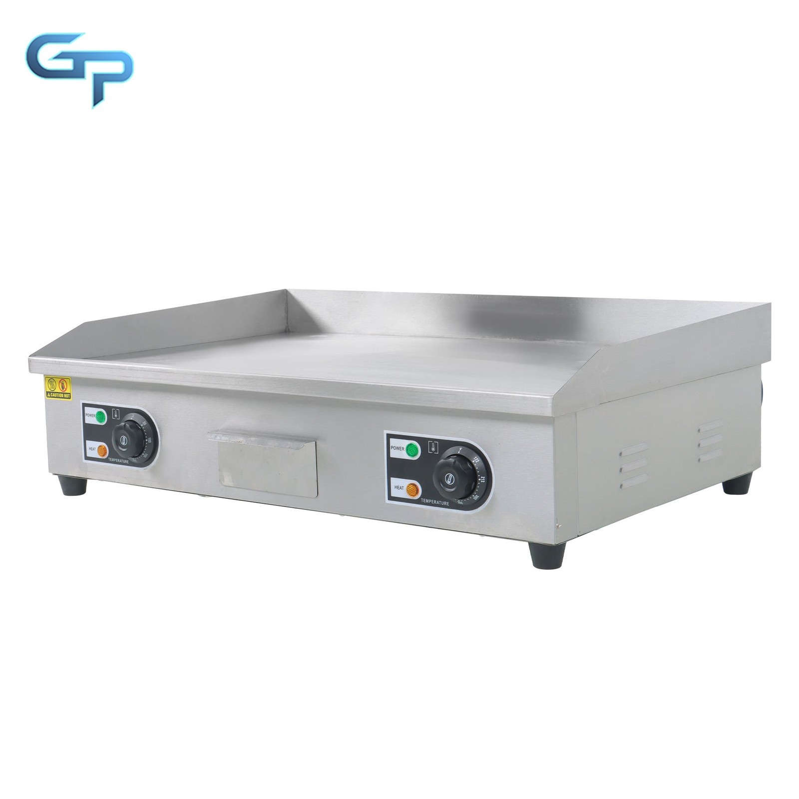 30″ Commercial Electric Griddle Countertop Flat Top Grill 3000W Full Flat