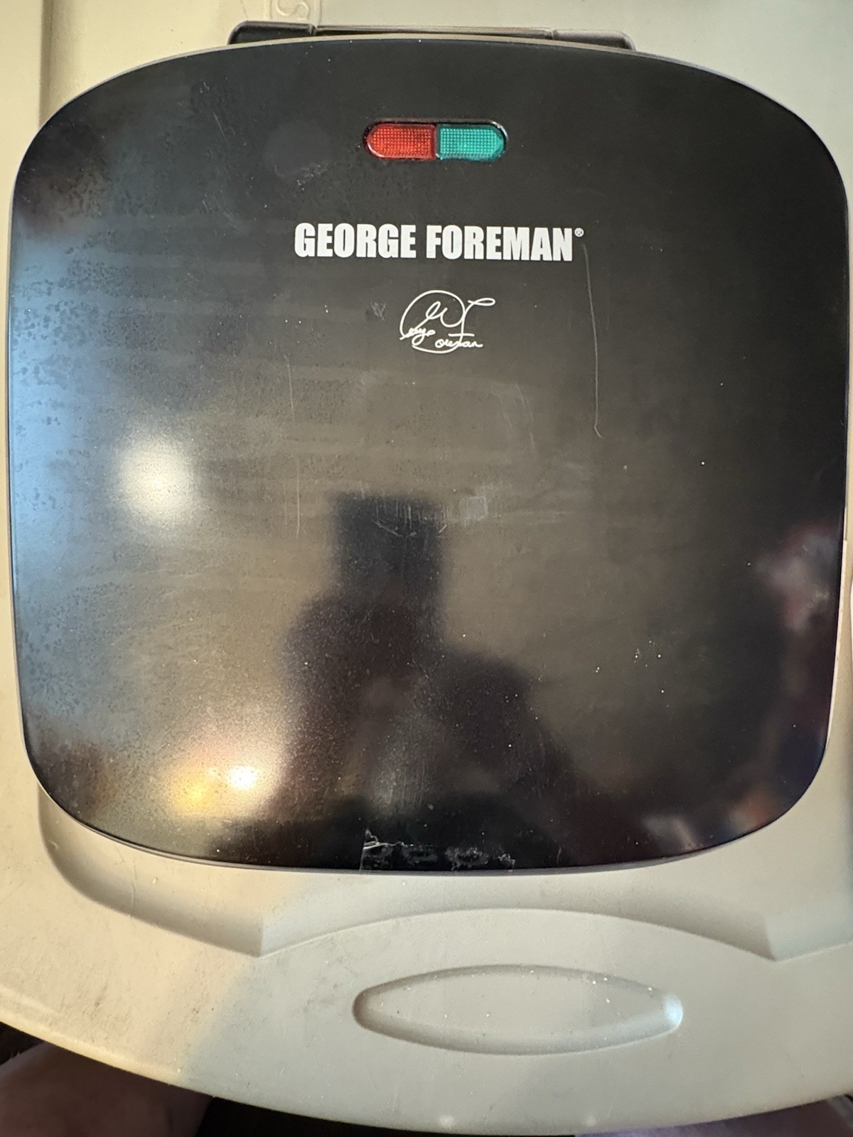 Black George Foreman Grill Intertek Model GRP3060B 120v, 60 Hz, 1150w NIB