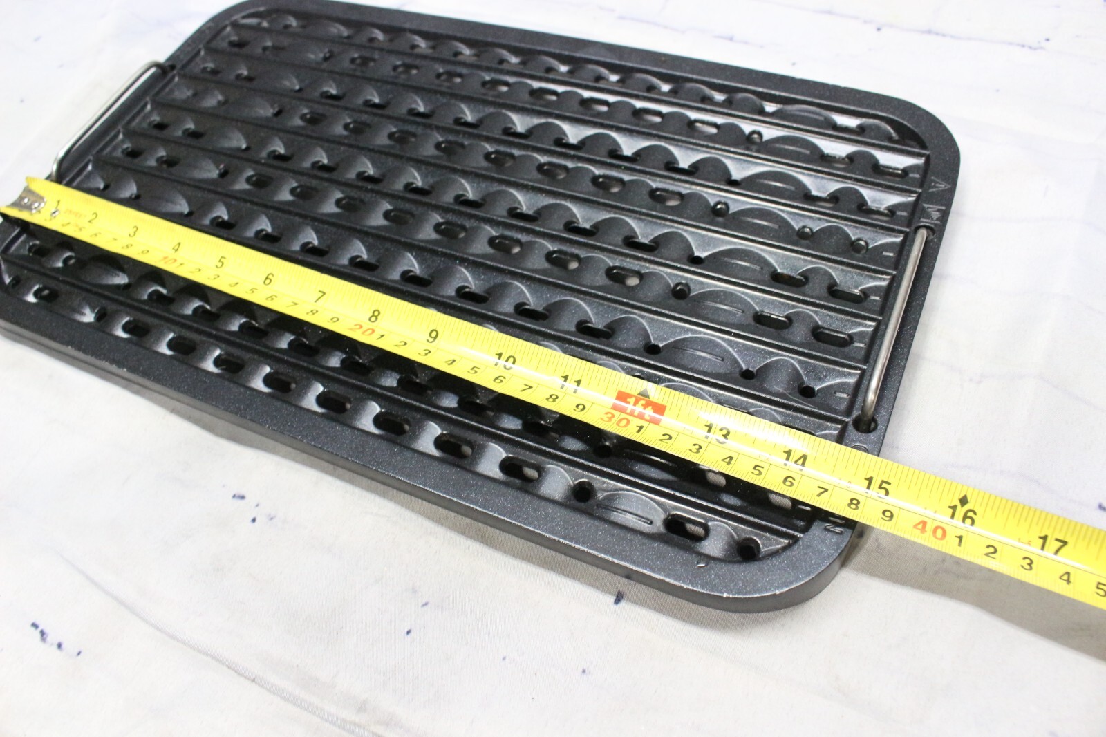 POWER SMOKELESS GRILL PG-1500 Nonstick Grill Plate Replacement 14 7/8″ x 9″ .