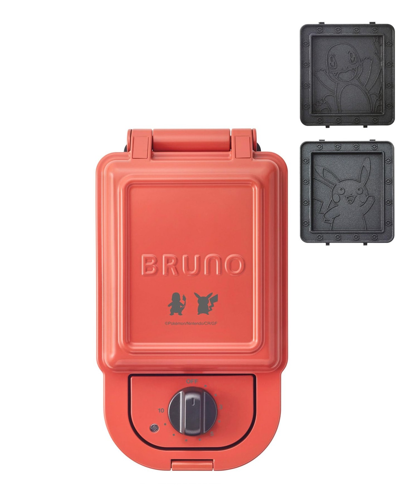 Bruno BOE131-RD Pokemon Hot Sandwich Maker Single Electric Red Japan Compact New